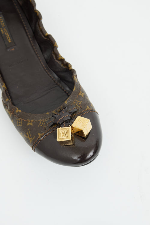 Louis Vuitton Monogram Bow Ballet Flat