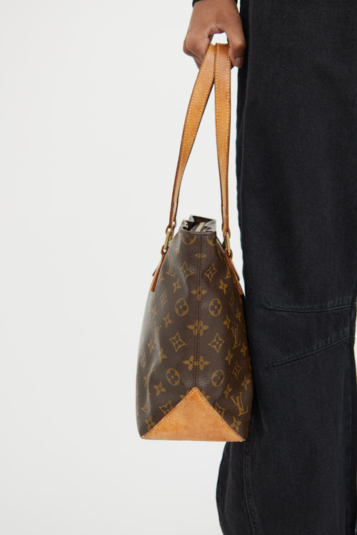 Louis Vuitton 2003 Brown Monogram Cabas Piano Bag