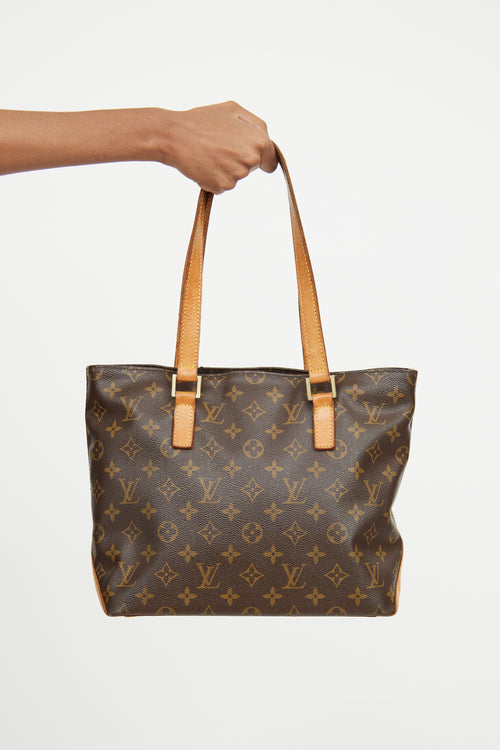 Louis Vuitton 2003 Brown Monogram Cabas Piano Bag