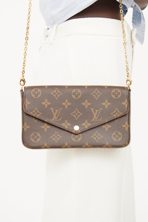 Louis Vuitton Monogram Felicie Pochette Bag