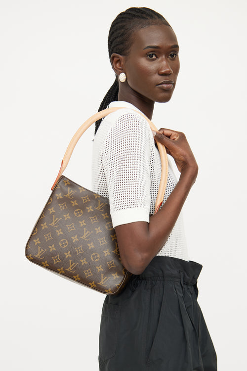 Louis Vuitton Monogram MM Looping Tote Bag