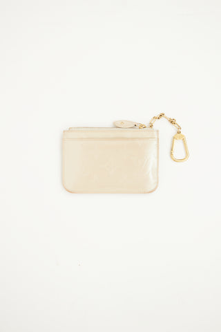 Louis Vuitton Ivory Monogram Vernis Pouch