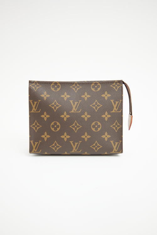 Louis Vuitton Brown Toiletry 19 Monogram Pouch