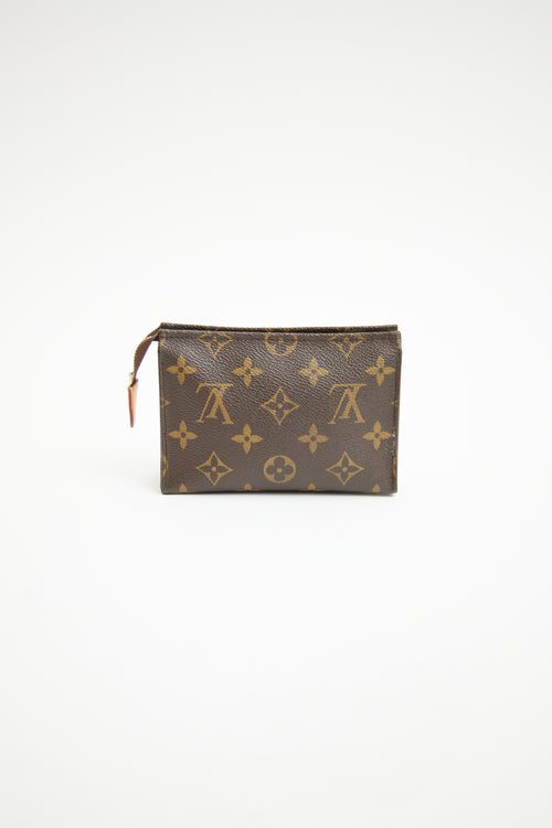 Louis Vuitton Brown Toiletry 15 Monogram Pouch