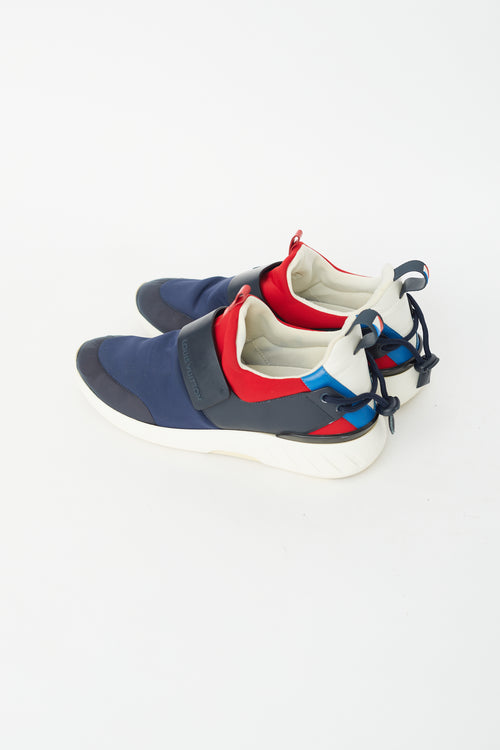 Louis Vuitton Navy 
Multicolour America
s Cup 2017 Regatta Sneaker