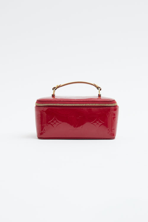 Louis Vuitton Red Vernis Jewelry Case