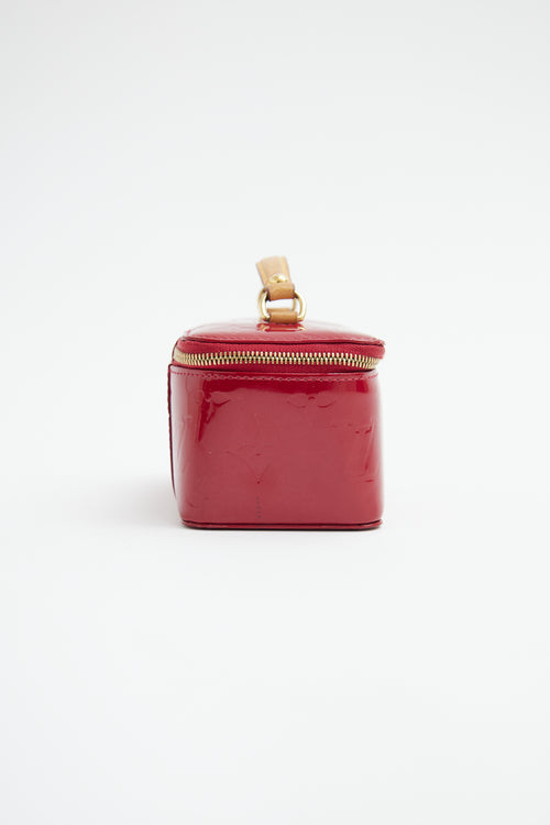 Louis Vuitton Red Vernis Jewelry Case