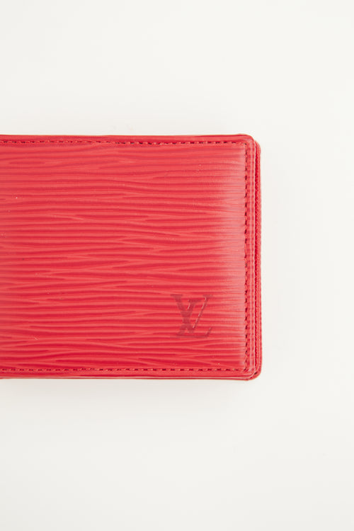 Louis Vuitton Red Epi Boite Coin Case