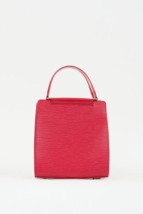 Louis Vuitton Red Epi Leather Figari  Bag