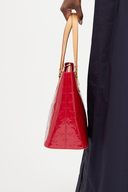 Red Vernis Houston Tote Bag