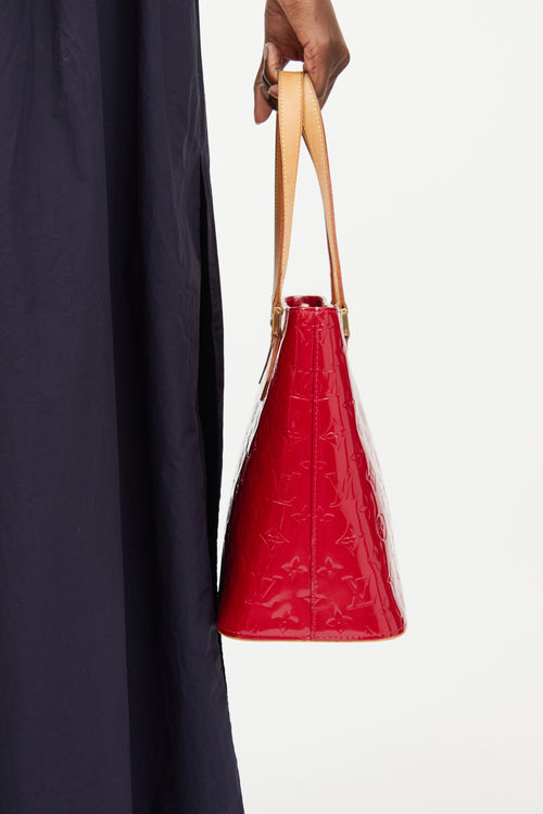 Red Vernis Houston Tote Bag