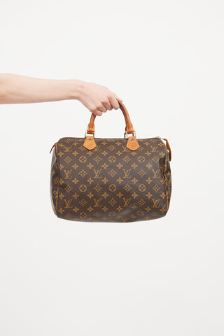 1995 Brown Monogram Speedy 30 Bag