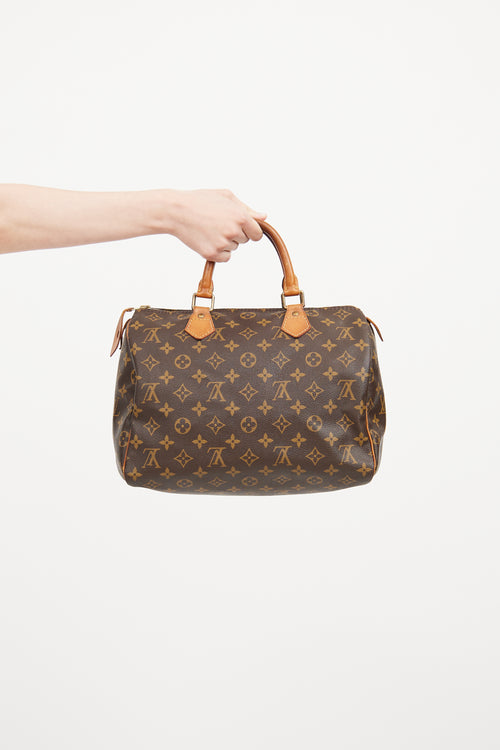 1995 Brown Monogram Speedy 30 Bag