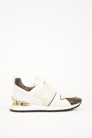 Louis Vuitton White Leather Run Away Sneaker