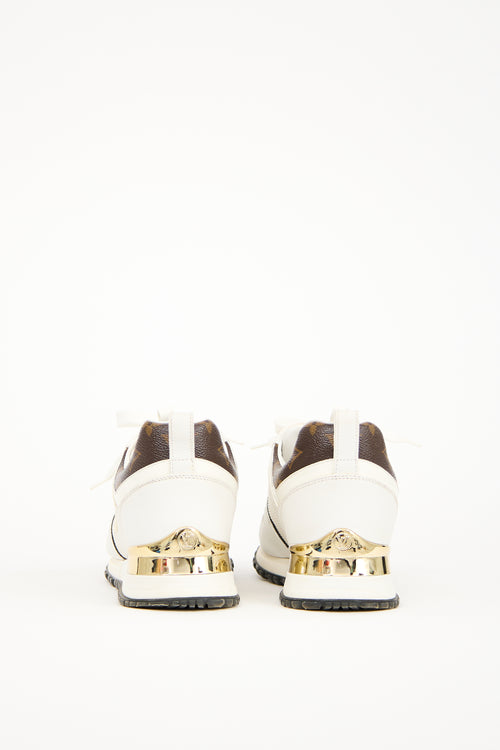 Louis Vuitton White Leather Run Away Sneaker