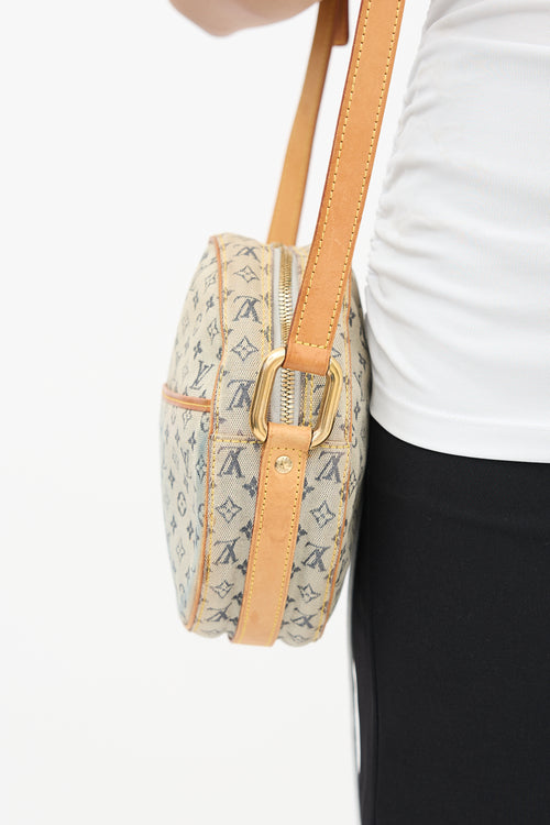 Louis Vuitton Beige Canvas Mini Lin Jeanne GM Crossbody Bag