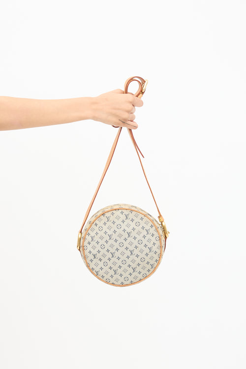 Louis Vuitton Beige Canvas Mini Lin Jeanne GM Crossbody Bag