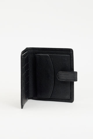 Louis Vuitton Black Epi Leather Bifold Wallet