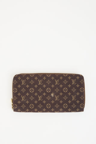 Louis Vuitton Brown Idylle Canvas Zippy Wallet