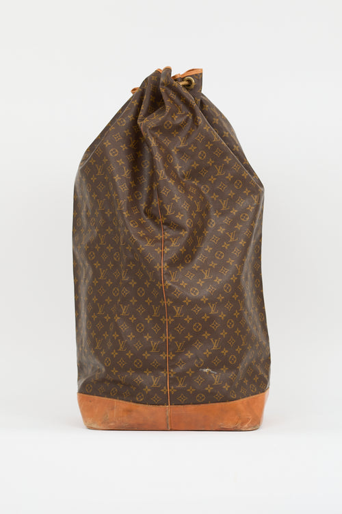 Louis Vuitton 1980s Brown Monogram Marin Sailor Bag