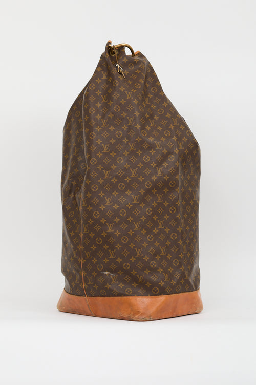 Louis Vuitton 1980s Brown Monogram Marin Sailor Bag