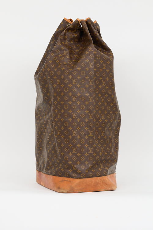 Louis Vuitton 1980s Brown Monogram Marin Sailor Bag