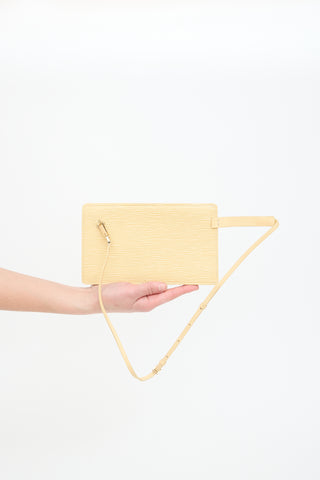  Beige Epi Leather Rochelle Belt Bag