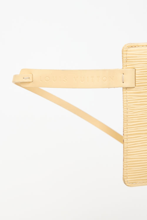  Beige Epi Leather Rochelle Belt Bag