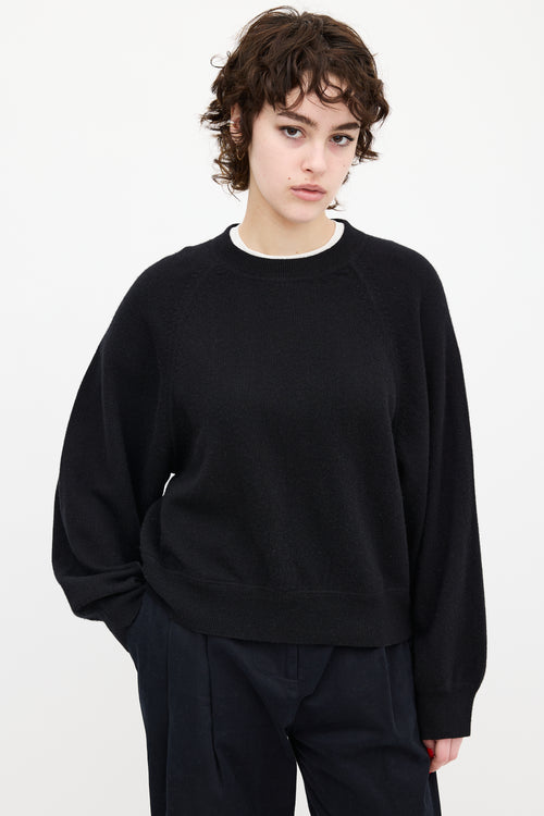 Loulou Studio Black Cashmere Pemba Sweater