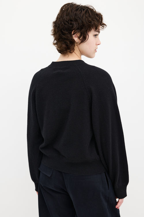 Loulou Studio Black Cashmere Pemba Sweater