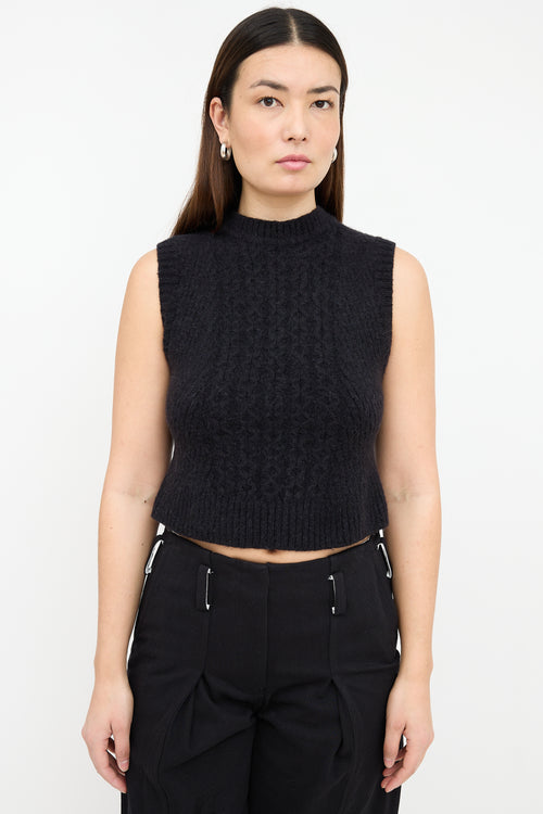 Low Classic Wool Open Back Vest