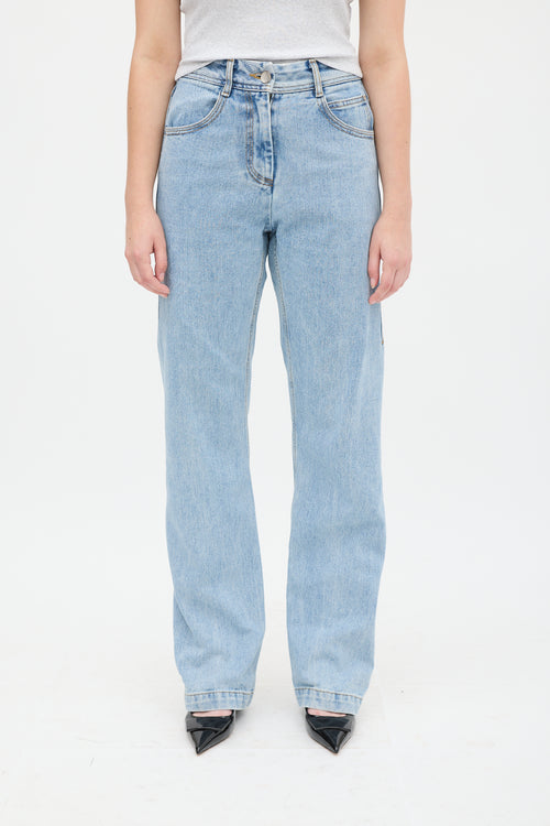 Low Classic Light Wash Straight Leg Jean