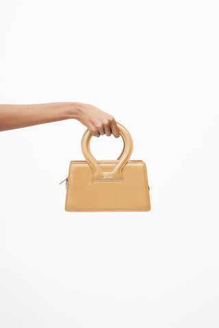 Luar Brown Leather Small Ana Shoulder Bag