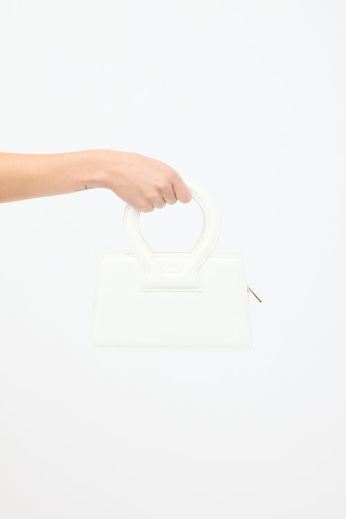 Luar X Mejuri White Patent Small Ana Crossbody Bag