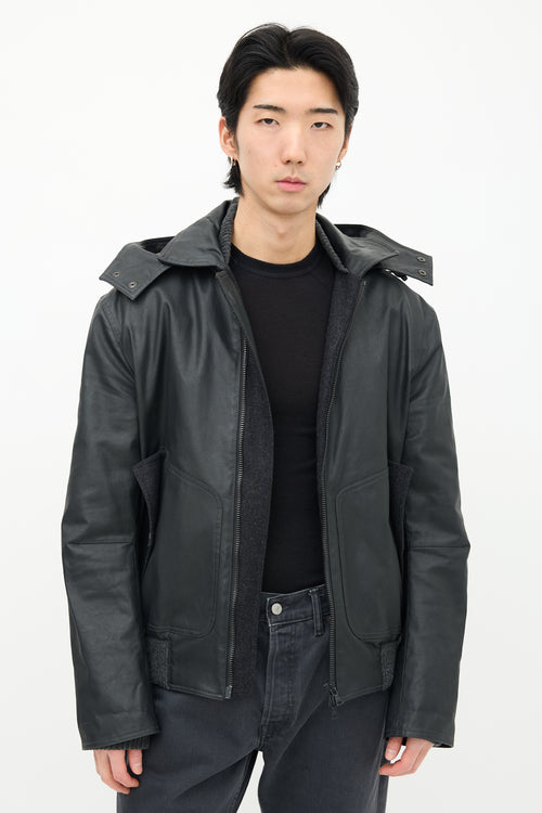 M0851 Black Waxed Canvas Jacket