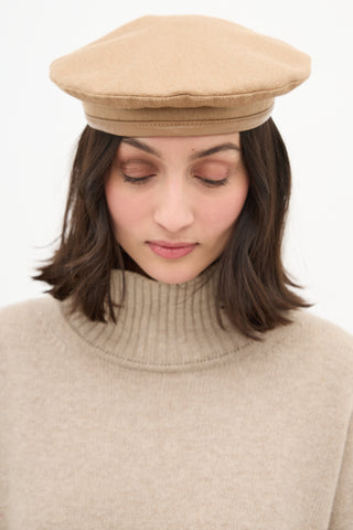 Max Mara Wool Pace Cap