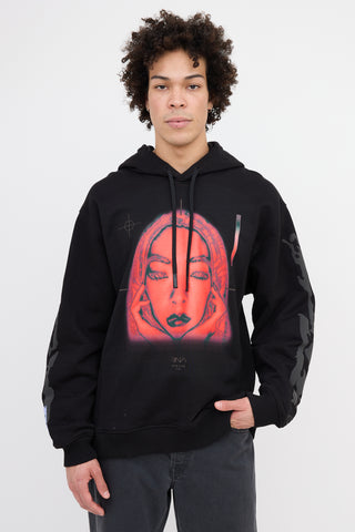 McQ Striae Rina Sawayama Edition Hoodie