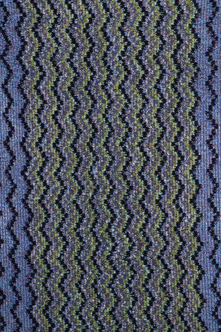 Missoni Blue 
Green Wool Blend Chevron Scarf