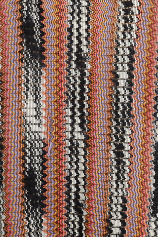 Missoni Black 
Multi Wool Chevron Fringe Scarf