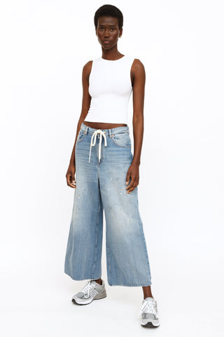 MM6 Maison Margiela Midwash Tie Waist Denim Jeans