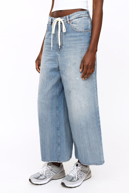 MM6 Maison Margiela Midwash Tie Waist Denim Jeans