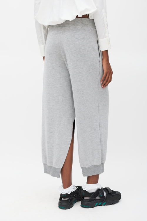 MM6 Maison Margiela Grey Side Slit Lounge Pants