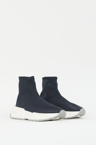 MM6 Maison Margiela Dark Grey Sock Platform  Sneaker