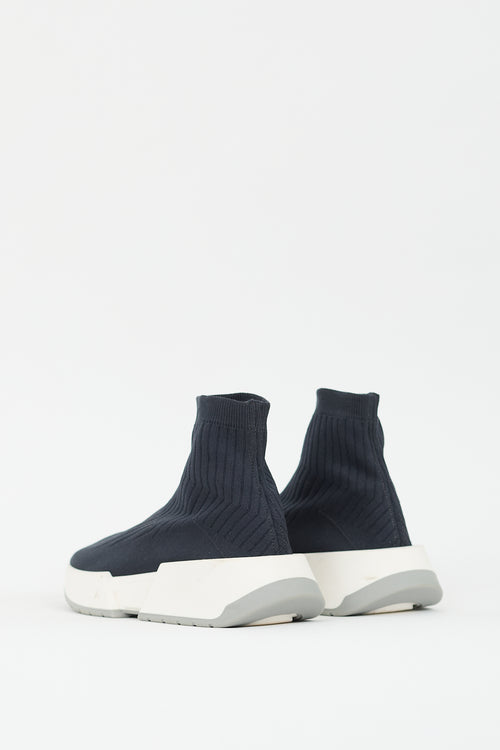 MM6 Maison Margiela Dark Grey Sock Platform  Sneaker