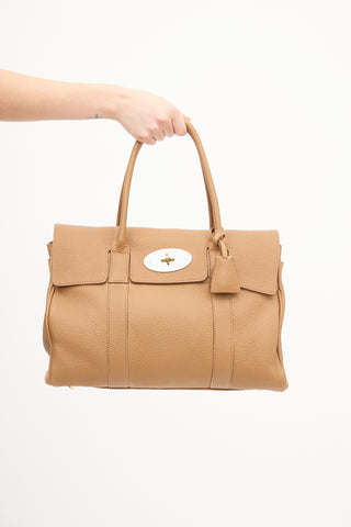 Mulberry Brown Leather Small Bayswater  Bag