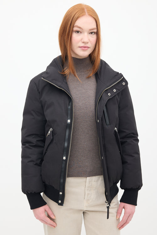 Mackage Black Down 
Fur Trim Glen 2-in-1 Jacket