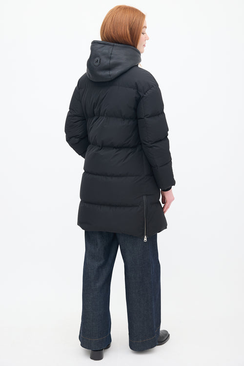 Mackage Black Down 
Shearling Reynold Puffer Coat