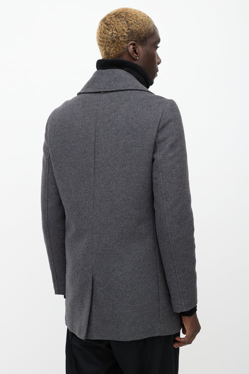 Mackage Grey Wool 
Cashmere Blend Dillon Coat