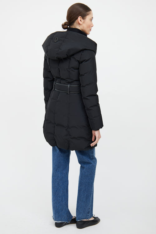 Mackage Black Nylon Adali Down Coat