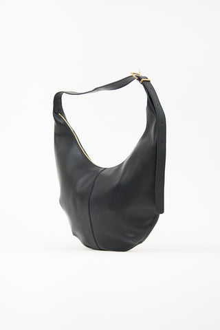 Madewell Black Leather Crescent Bag